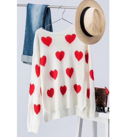 1 LEFT‼️Eat Your Heart Out Sweater - Picture 5 of 8